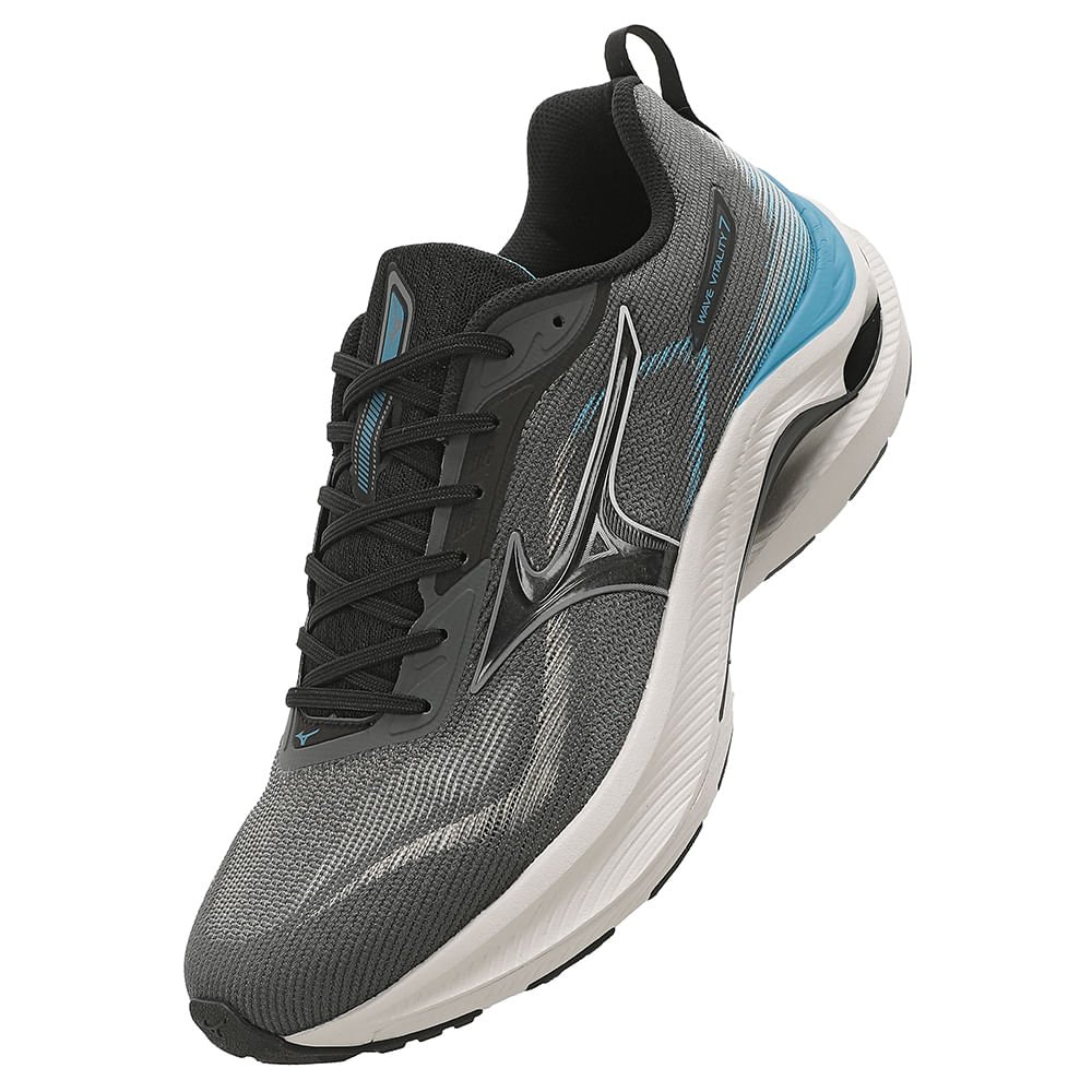 Tênis de Corrida Mizuno Wave Vitality 7 Masculino Cinza 7