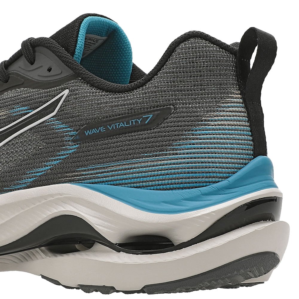 Tênis de Corrida Mizuno Wave Vitality 7 Masculino Cinza 8
