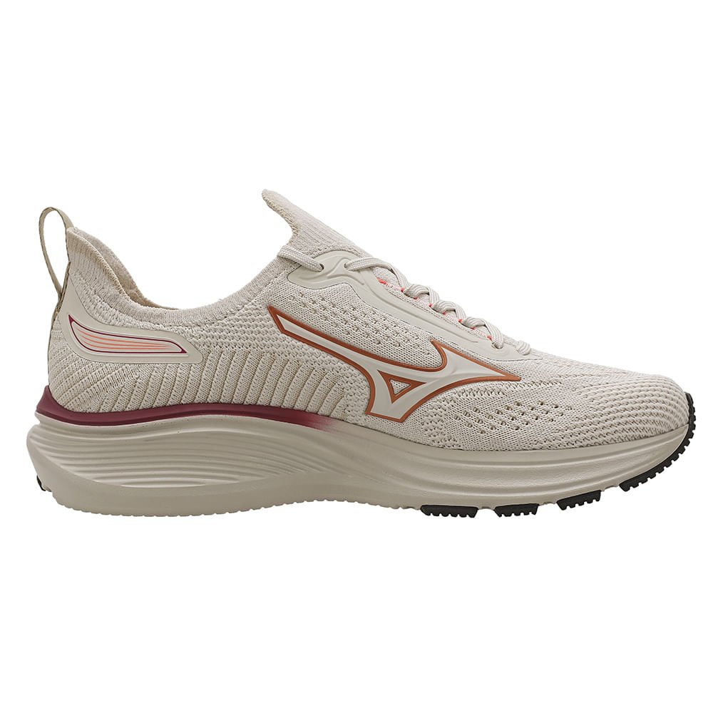 Tênis de Corrida Mizuno Cool Ride 3 Feminino Bege 5