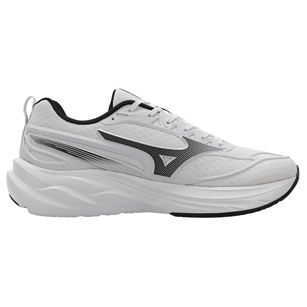 Tênis de Corrida Mizuno Space 5 Masculino Branco/Preto 5