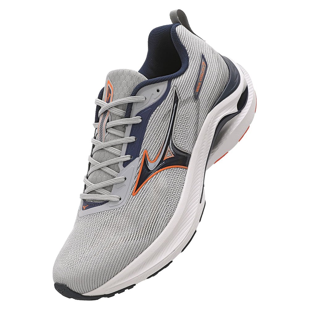 Tênis de Corrida Mizuno Wave Vitality 7 Masculino Cinza 7