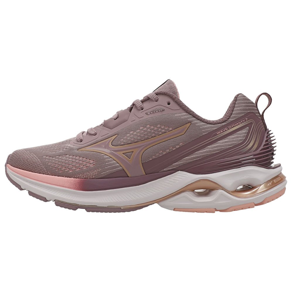 Tênis de Corrida Mizuno Wave Dynasty 7 Feminino Roxo 1