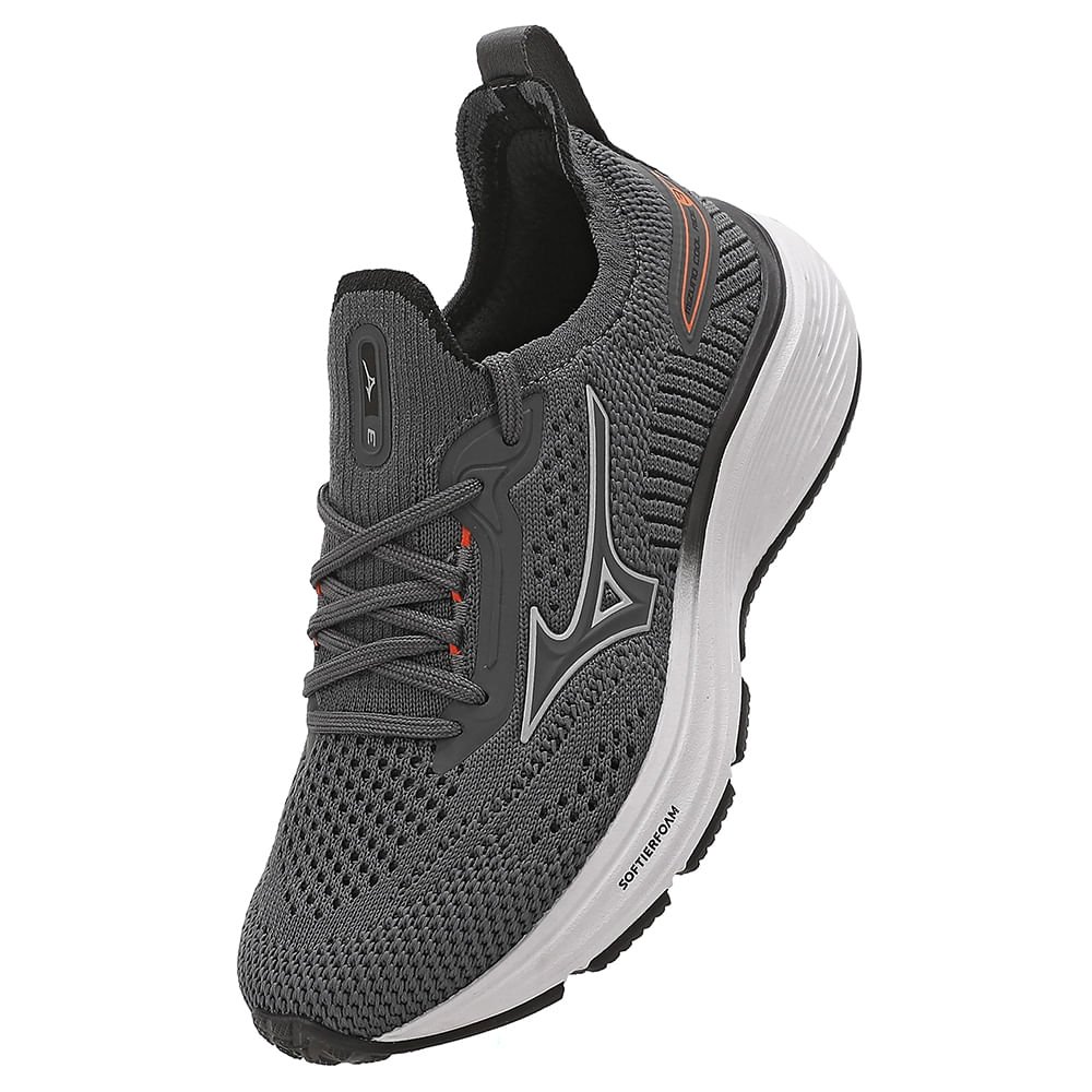 Tênis Mizuno Cool Ride 3 Junior Cinza 7