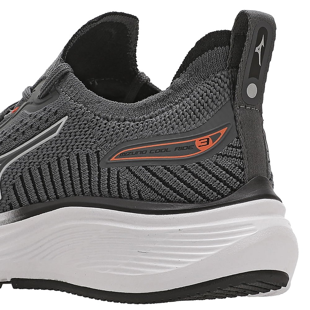 Tênis Mizuno Cool Ride 3 Junior Cinza 8