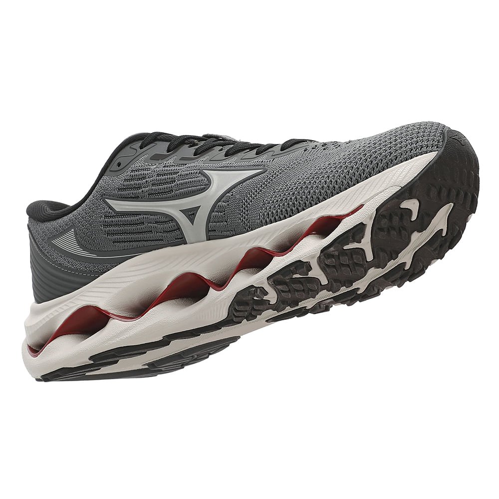 Tênis de Corrida Mizuno Wave Legend 4 Masculino Cinza 6