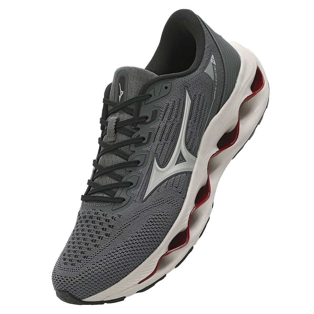 Tênis de Corrida Mizuno Wave Legend 4 Masculino Cinza 7