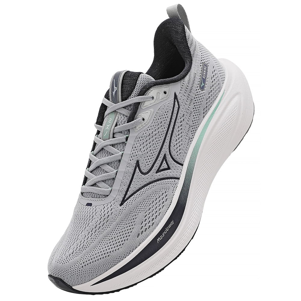 Tênis de Corrida Mizuno Base Prime Masculino Cinza 6