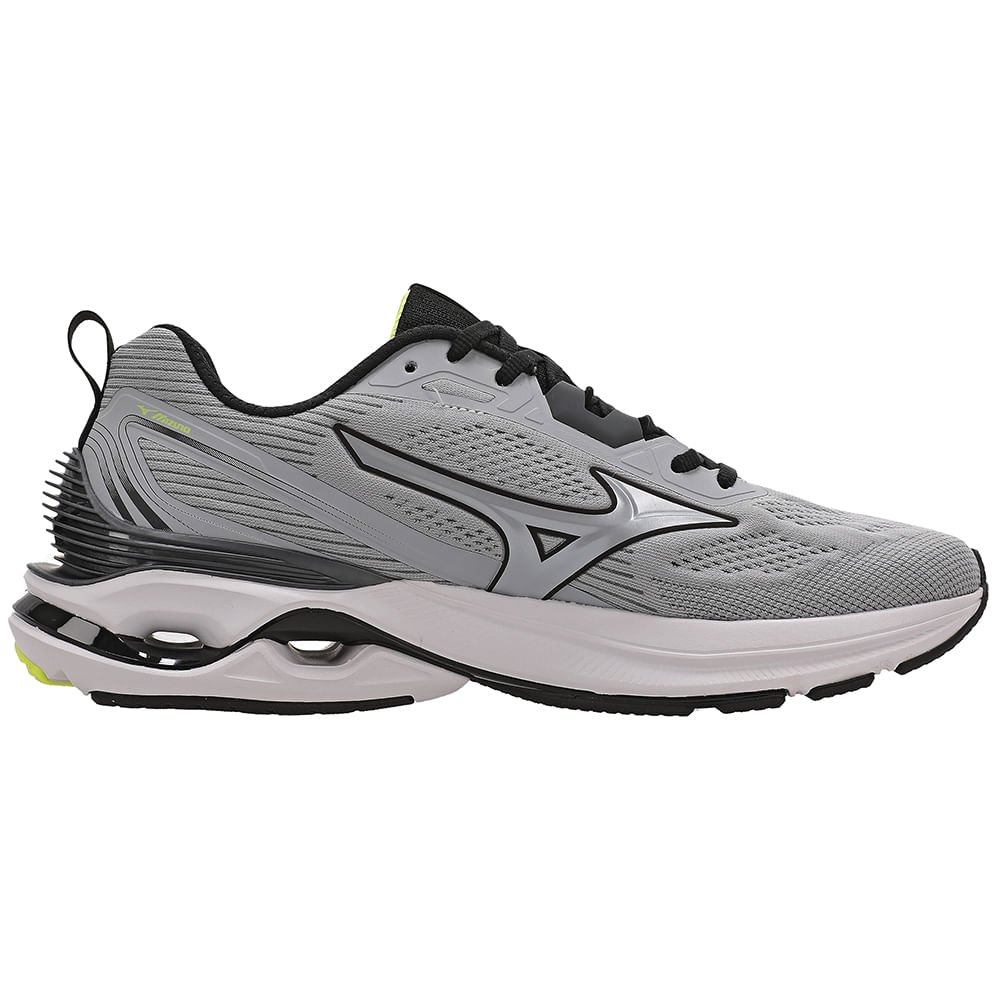 Tênis de Corrida Mizuno Wave Dynasty 7 Masculino Cinza 5