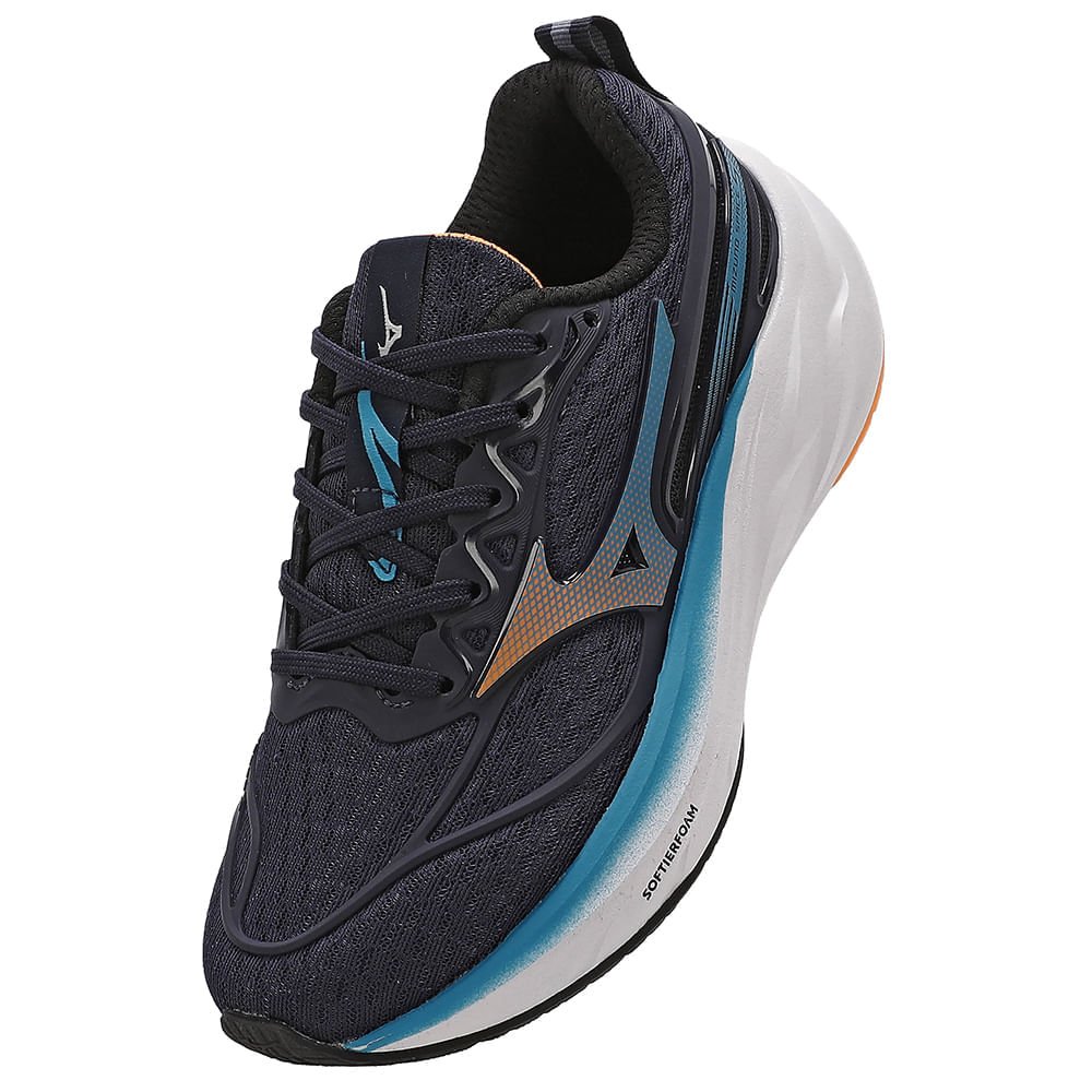 Tênis Mizuno Space 5 Junior Azul 7