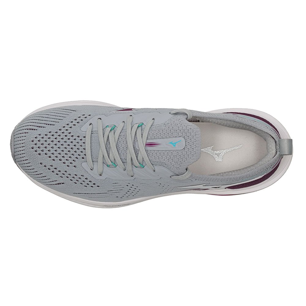Tênis de Corrida Mizuno Sunrise Feminino Cinza 2