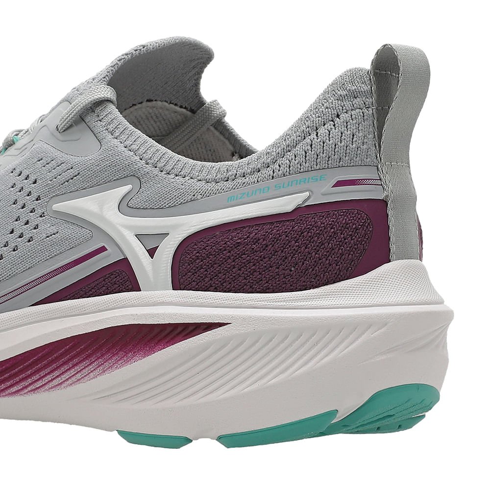 Tênis de Corrida Mizuno Sunrise Feminino Cinza 8