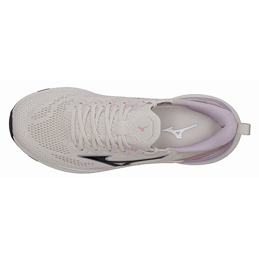 Tênis de Corrida Mizuno Glow 3 Feminino Bege 2