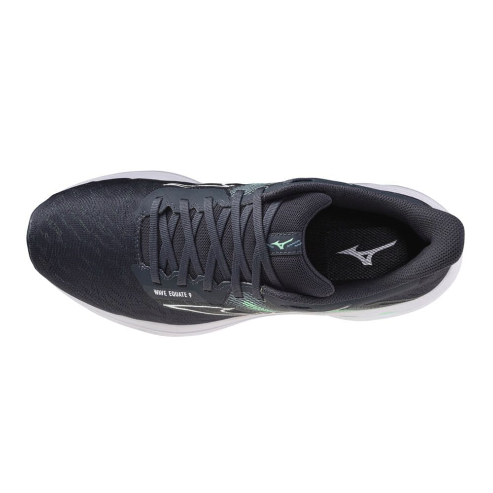 Tênis de Corrida Mizuno Equate 9 Masculino Preto/Verde 2
