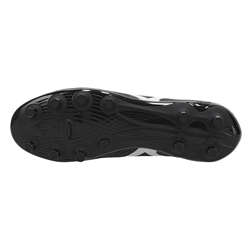 Chuteira de Campo Mizuno Regent MD Masculina Preto/Branco 2