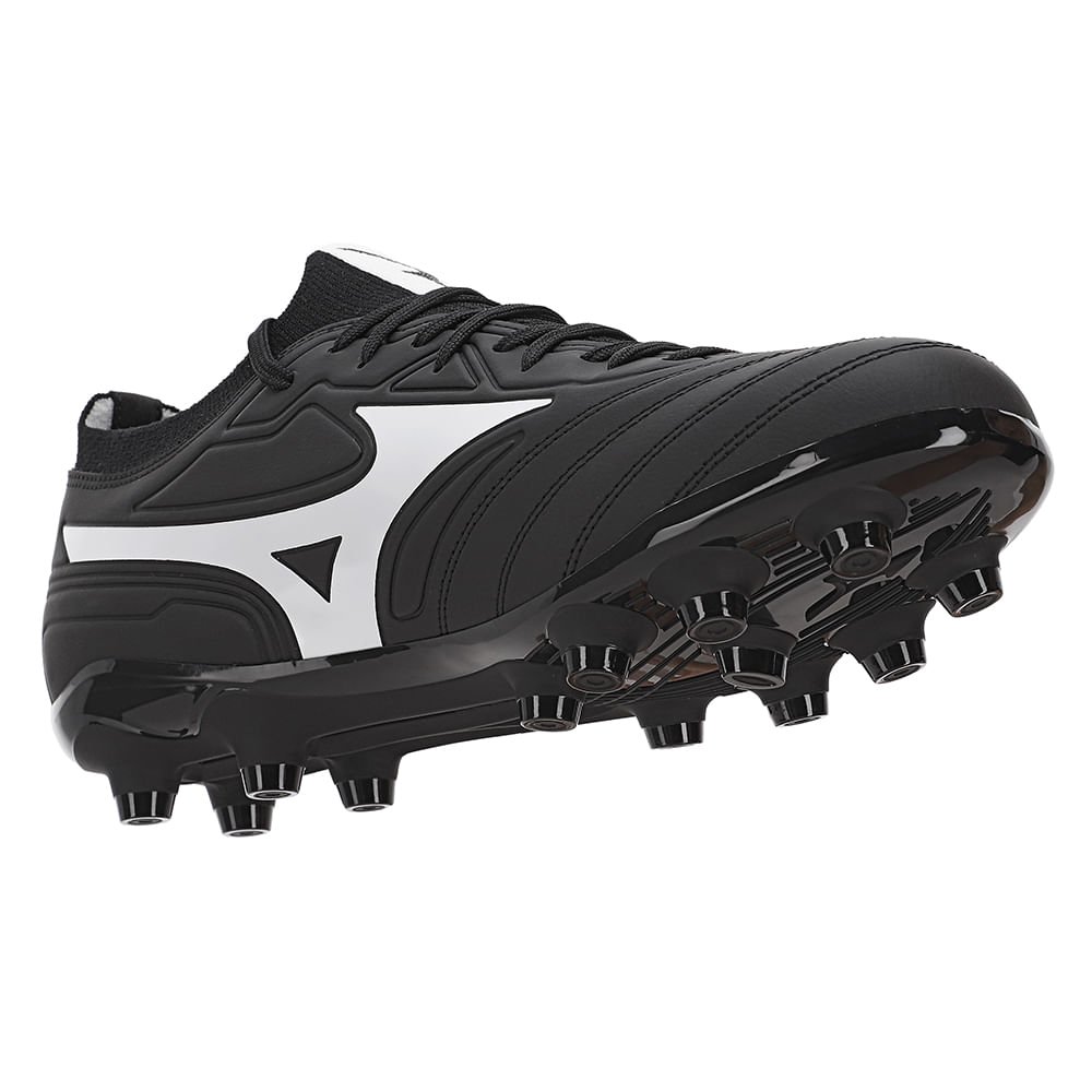 Chuteira de Campo Mizuno Regent MD Masculina Preto/Branco 6