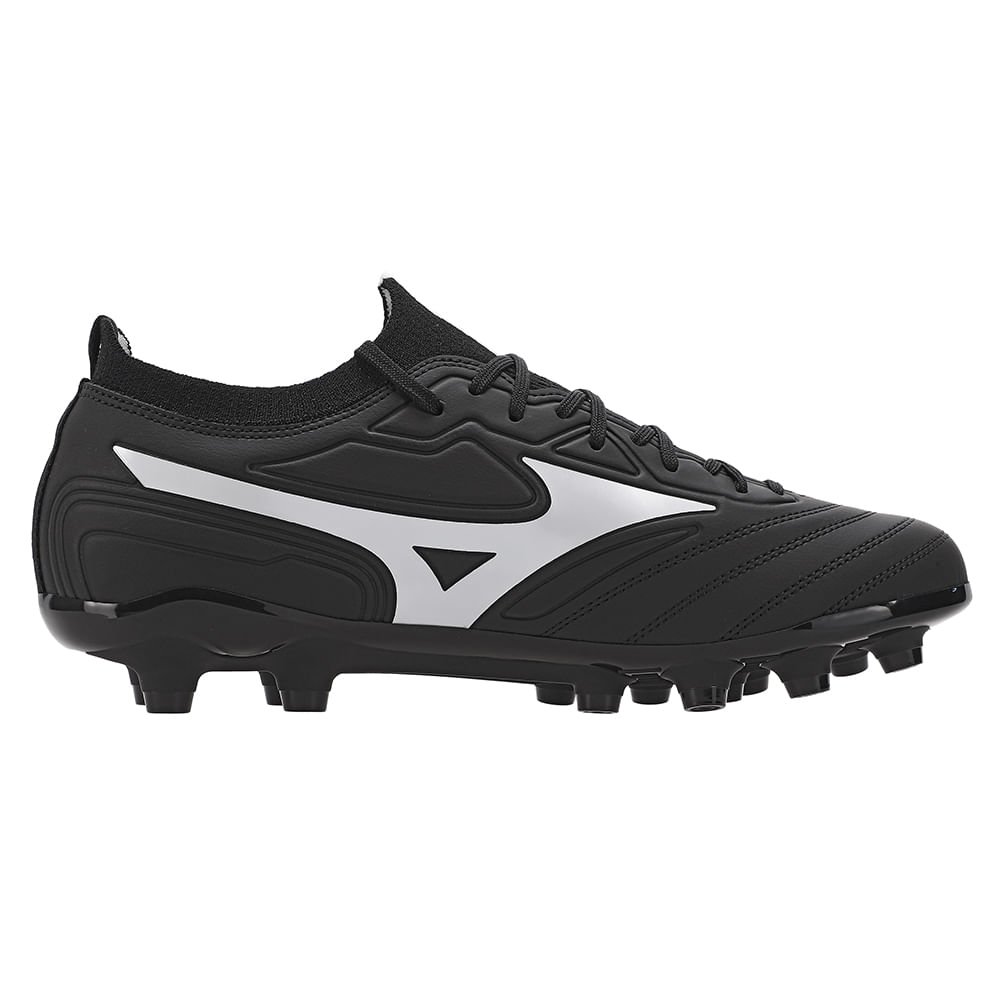 Chuteira de Campo Mizuno Regent MD Masculina Preto/Branco