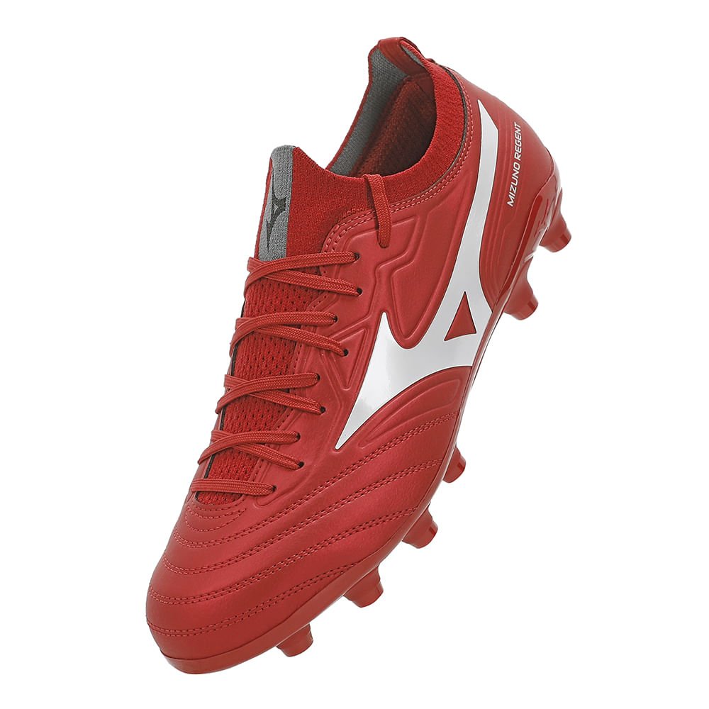 Chuteira de Campo Mizuno Regent MD Masculina Vermelho 7
