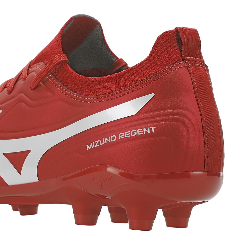 Chuteira de Campo Mizuno Regent MD Masculina Vermelho 8