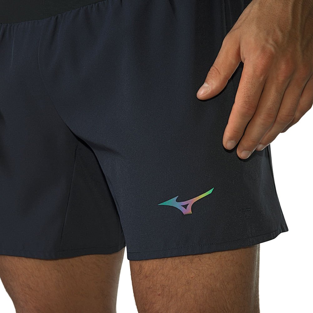 Shorts de Corrida Mizuno Performance 360 Masculino Preto 3