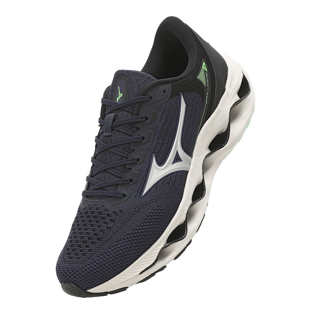 Tênis de Corrida Mizuno Wave Legend 4 Masculino Azul 7