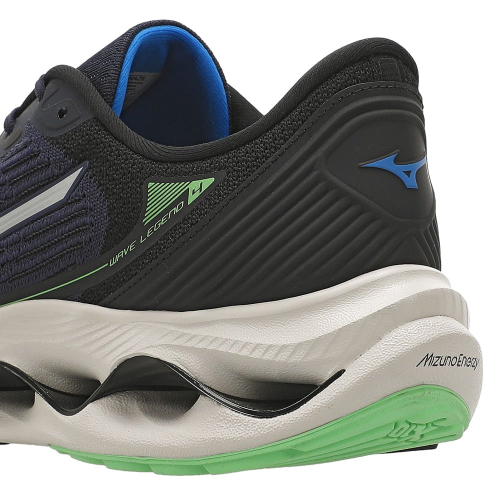 Tênis de Corrida Mizuno Wave Legend 4 Masculino Azul 8