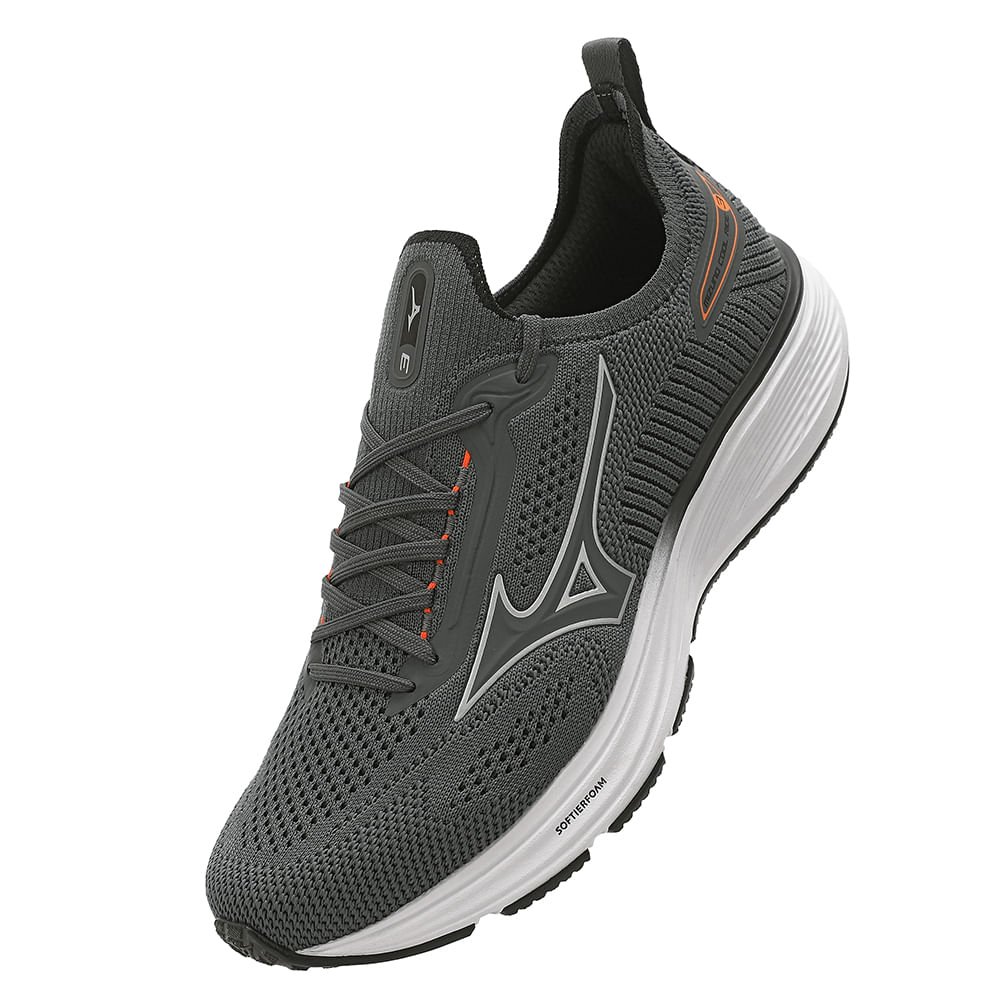 Tênis de Corrida Mizuno Cool Ride 3 Masculino Cinza 7