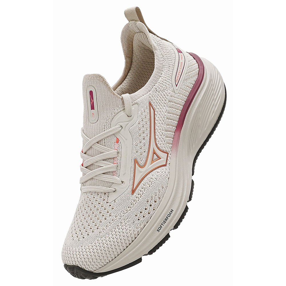 Tênis Mizuno Cool Ride 3 Junior Bege 7