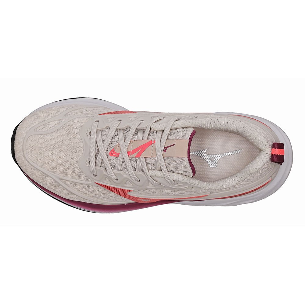 Tênis Mizuno Space 5 Junior Bege 2