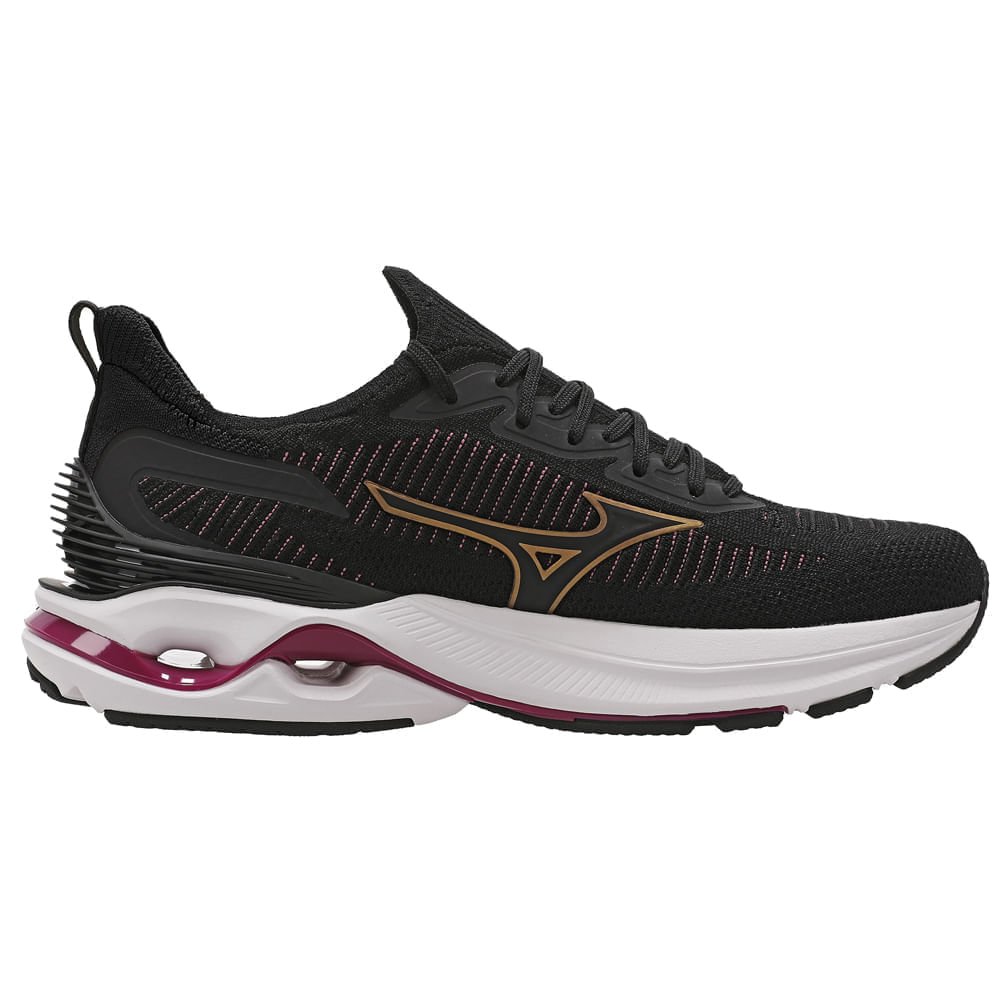 Tênis de Corrida Mizuno Wave Mirai 7 Feminino Preto 5