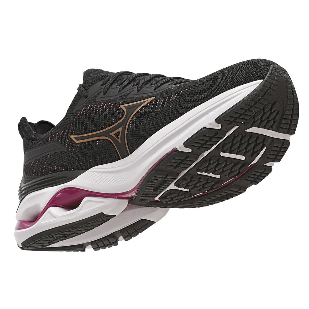 Tênis de Corrida Mizuno Wave Mirai 7 Feminino Preto 6