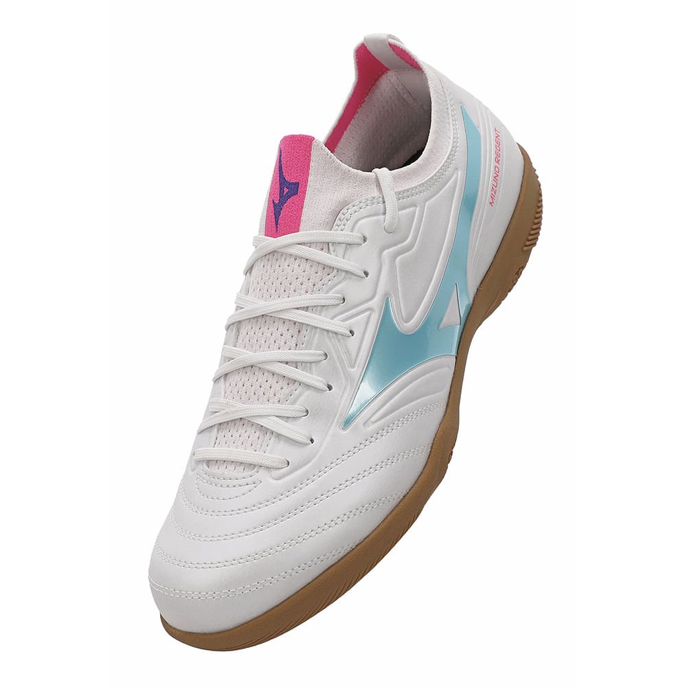 Chuteira Futsal Mizuno Regent IN Masculina Branco 7