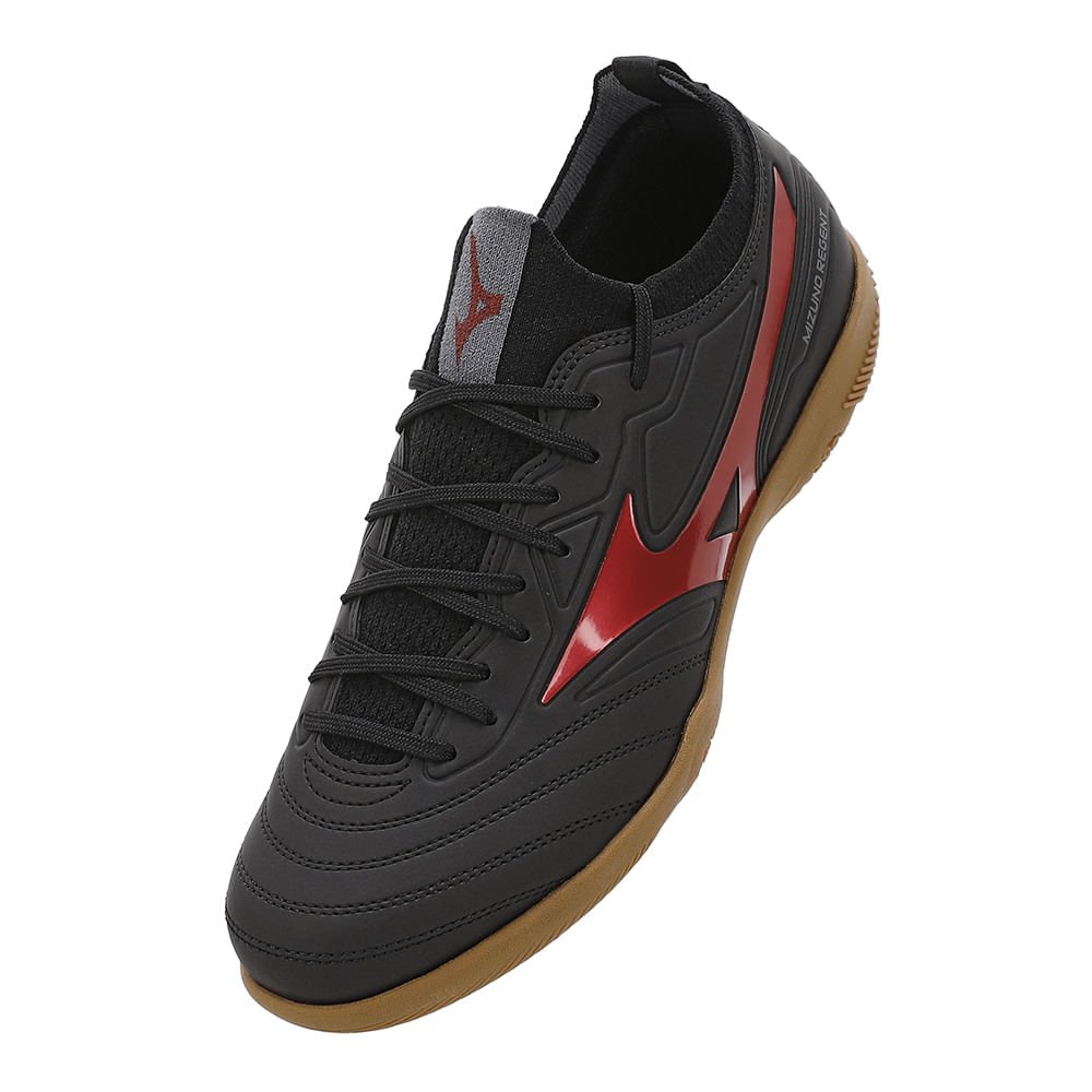Chuteira Futsal Mizuno Regent IN Masculina Preto 7