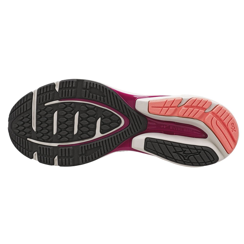 Tênis de Corrida Mizuno Wave Mirai 7 Feminino Bege 4