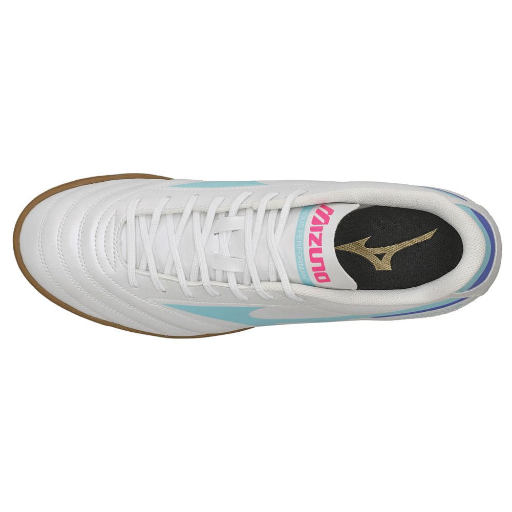 Chuteira Futsal Mizuno Morelia Club IN Masculina Branco 3