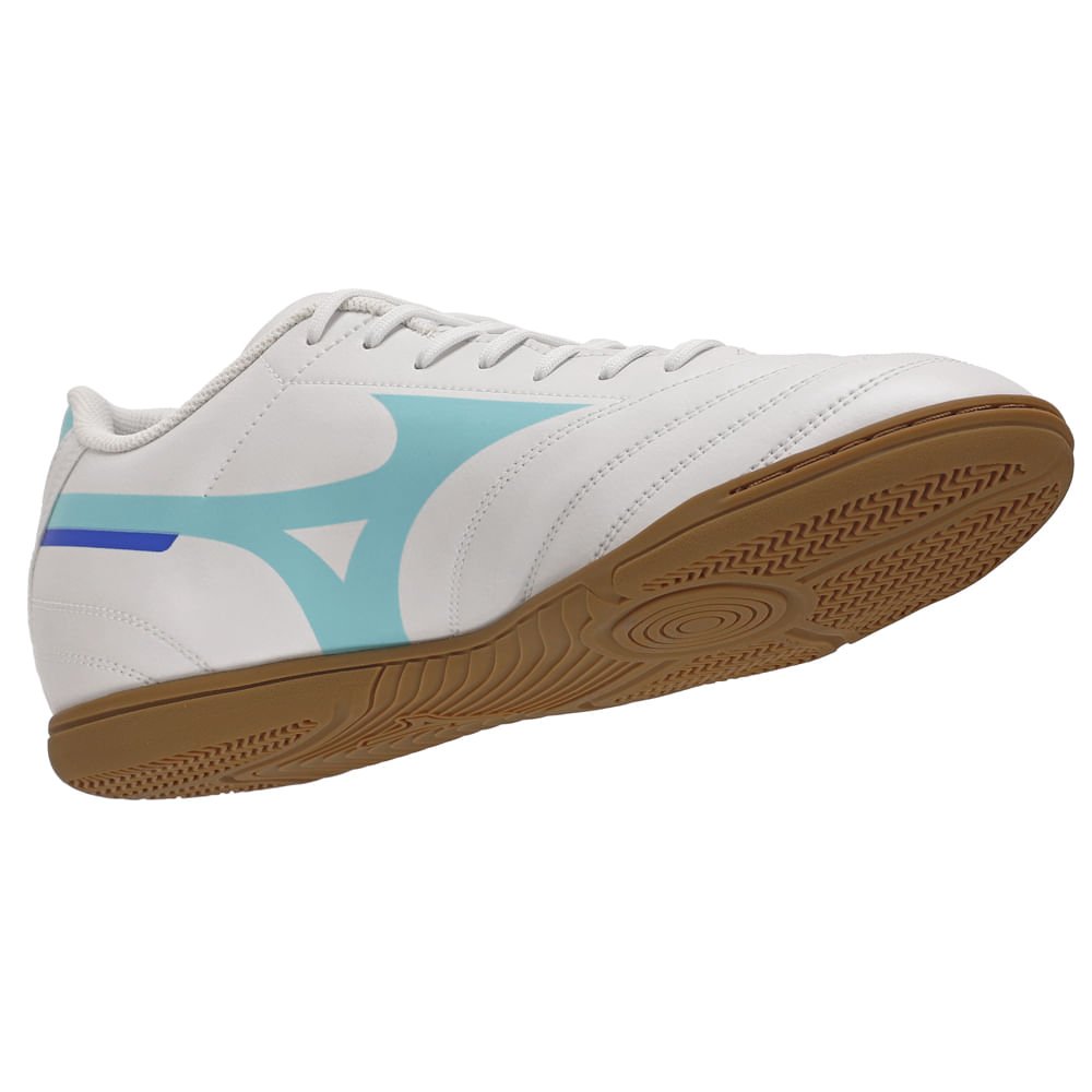 Chuteira Futsal Mizuno Morelia Club IN Masculina Branco 6