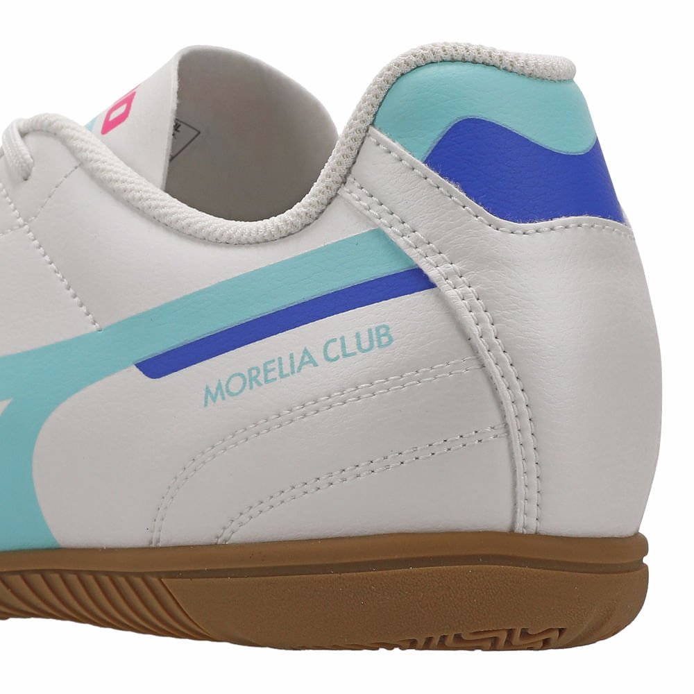 Chuteira Futsal Mizuno Morelia Club IN Masculina Branco 8