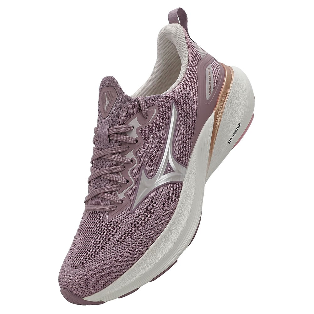 Tênis de Corrida Mizuno Glow 3 Feminino Roxo 7