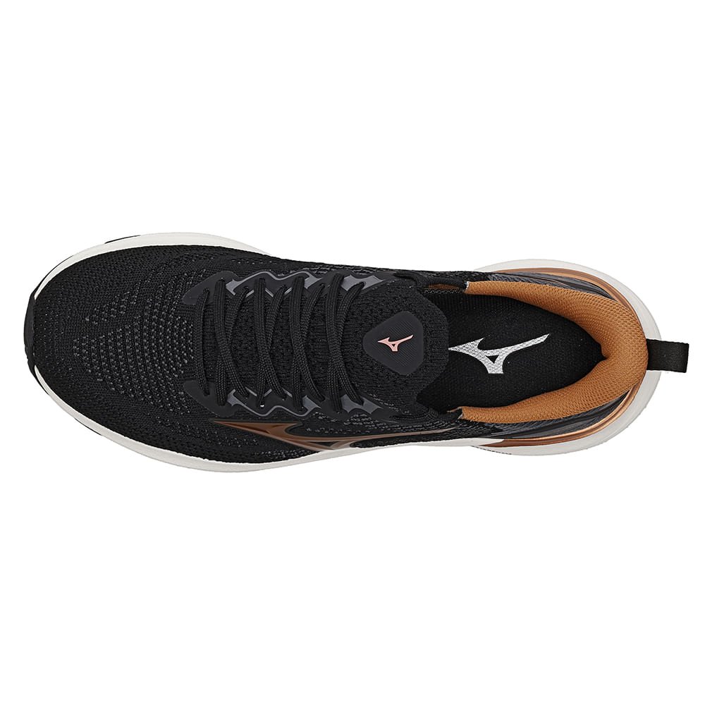 Tênis de Corrida Mizuno Glow 3 Feminino Preto 2