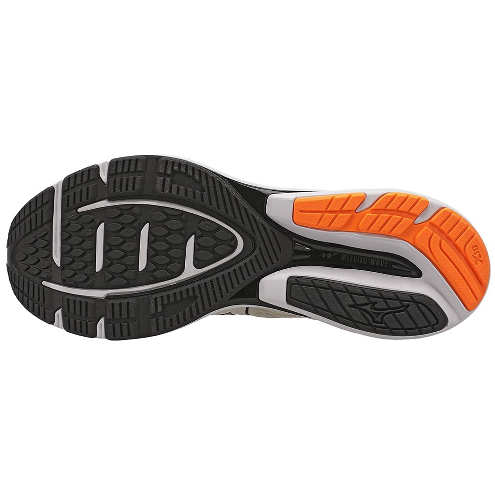 Tênis de Corrida Mizuno Wave Dynasty 7 Masculino Bege 4