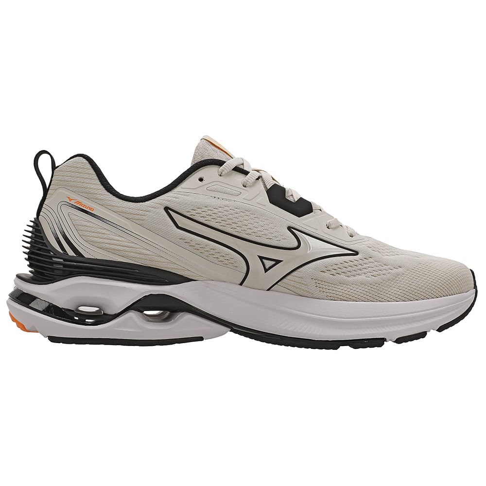 Tênis de Corrida Mizuno Wave Dynasty 7 Masculino Bege 5