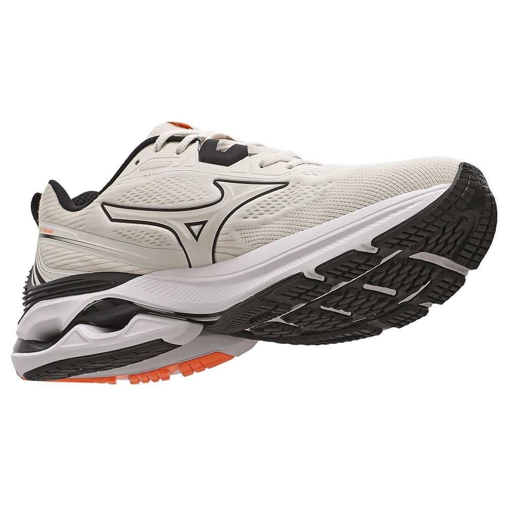 Tênis de Corrida Mizuno Wave Dynasty 7 Masculino Bege 6