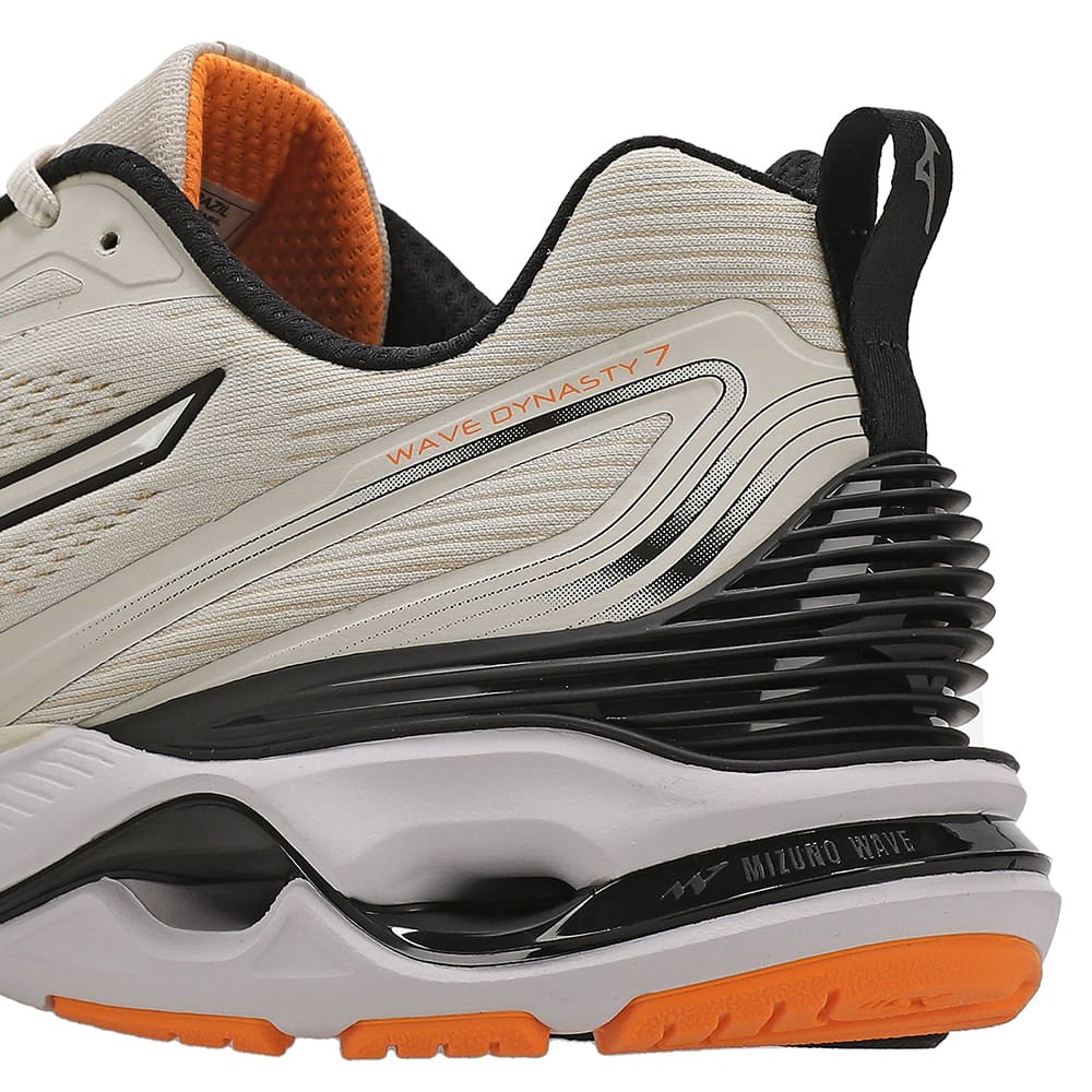 Tênis de Corrida Mizuno Wave Dynasty 7 Masculino Bege 8