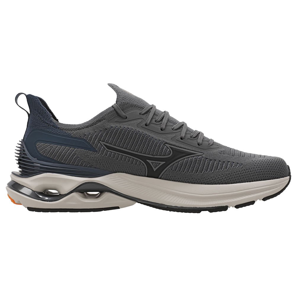Tênis de Corrida Mizuno Wave Mirai 7 Masculino Cinza 5