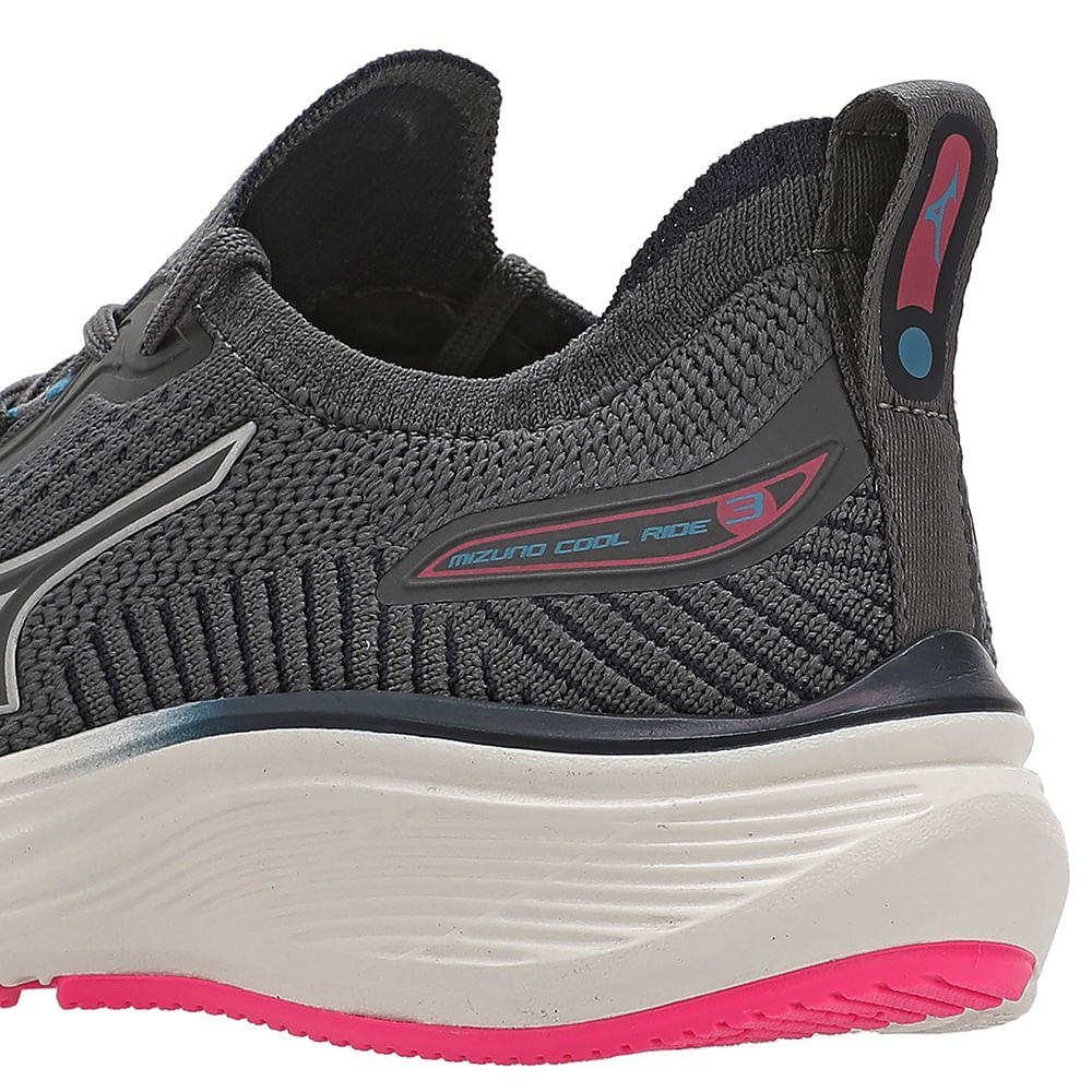 Tênis Mizuno Cool Ride 3 Junior Cinza 8