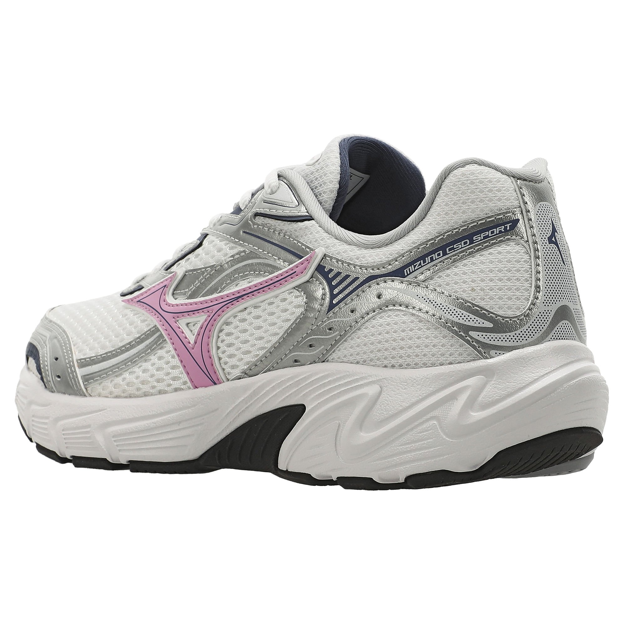 Tênis Mizuno CSD Sport Feminino Branco/Cinza/Rosa 8