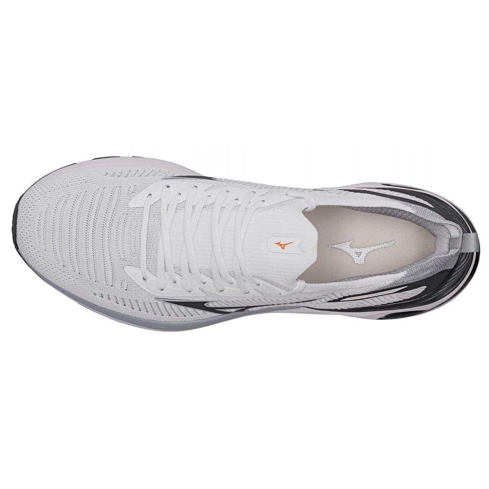 Tênis de Corrida Mizuno Wave Mirai 7 Masculino Branco/Cinza 2