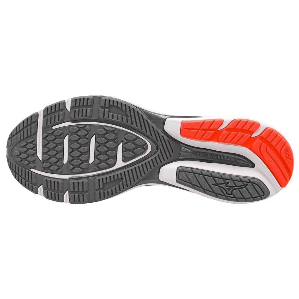 Tênis de Corrida Mizuno Wave Mirai 7 Masculino Branco/Cinza 4