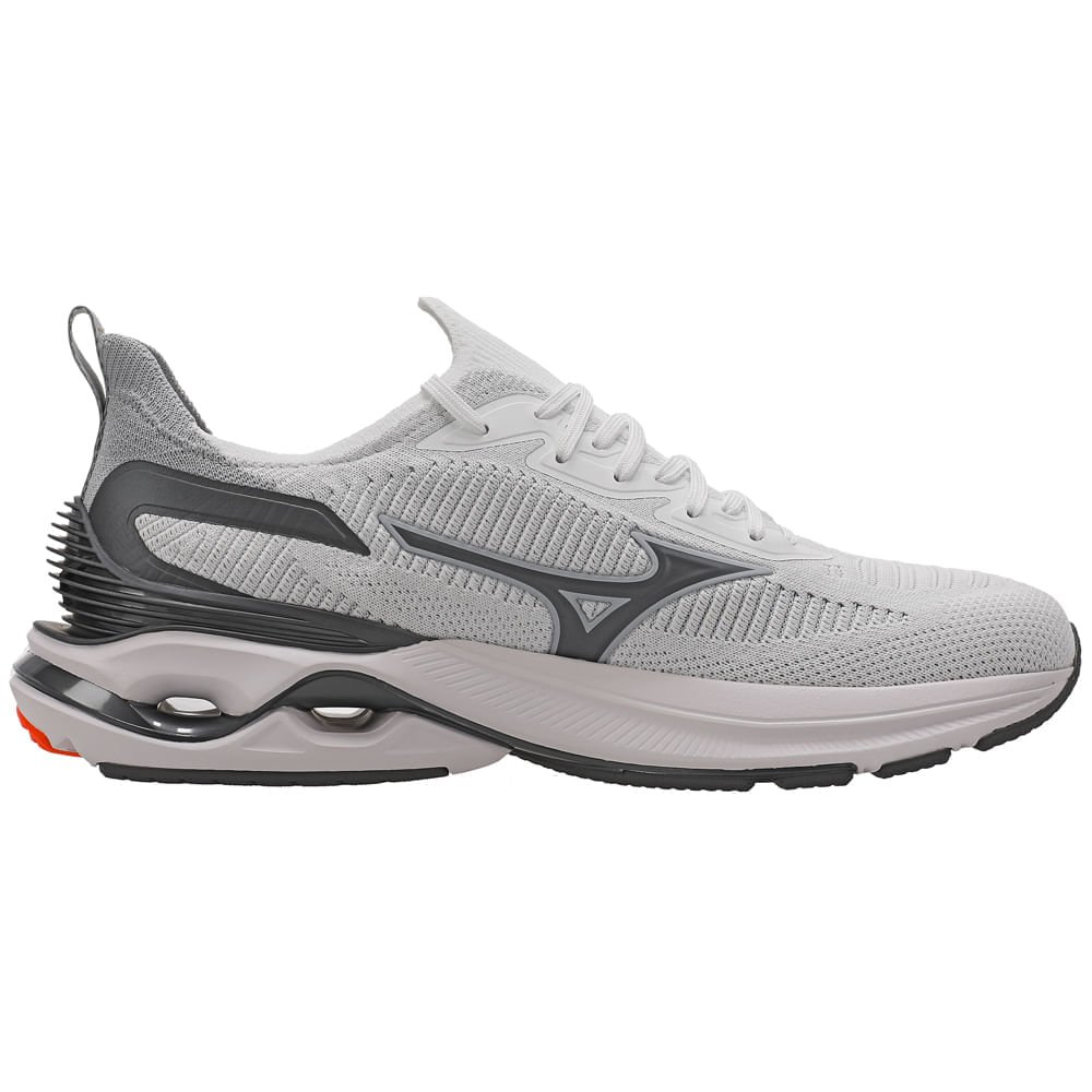 Tênis de Corrida Mizuno Wave Mirai 7 Masculino Branco/Cinza 5