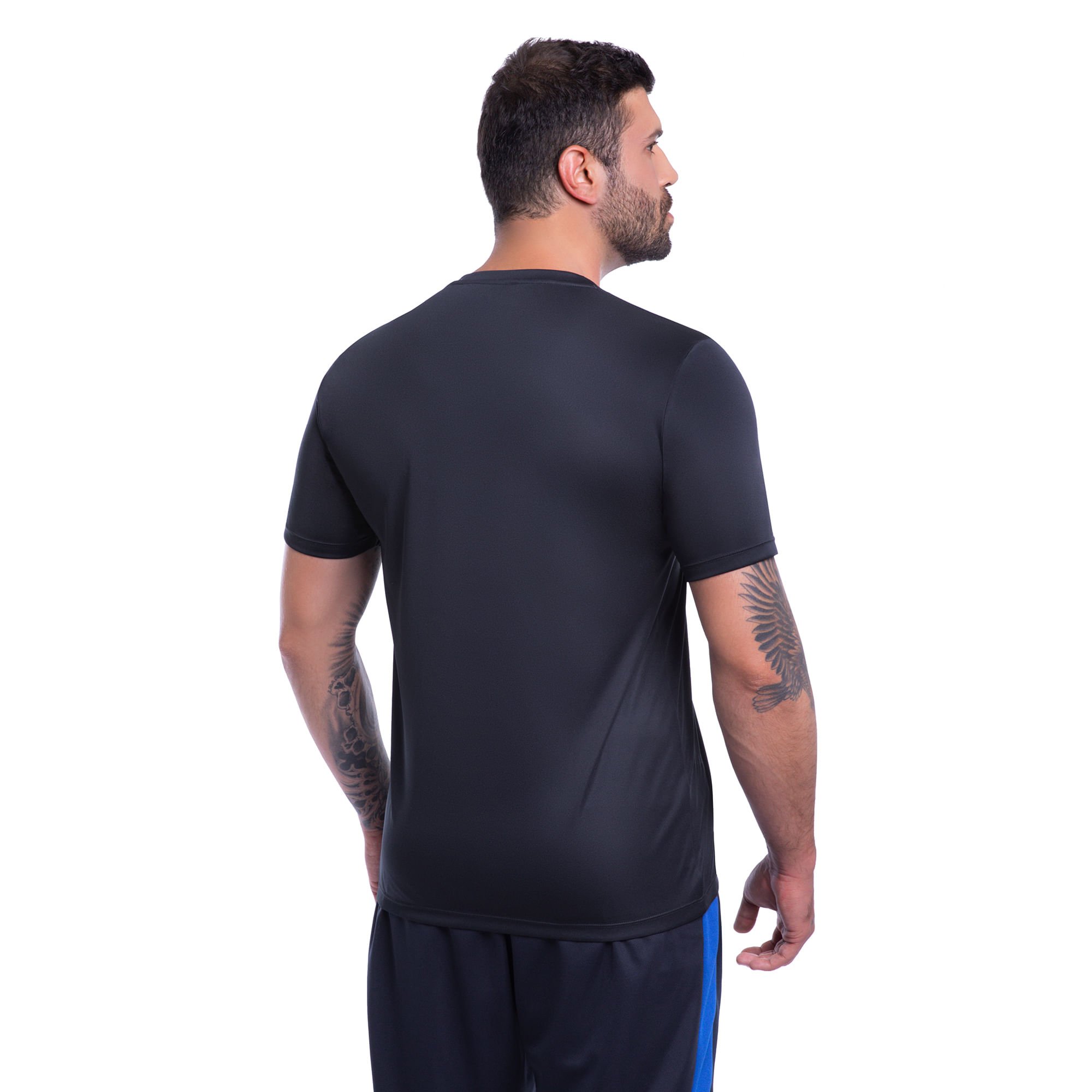 Camiseta de Treino Mizuno Energy Stamp Masculina Azul 5