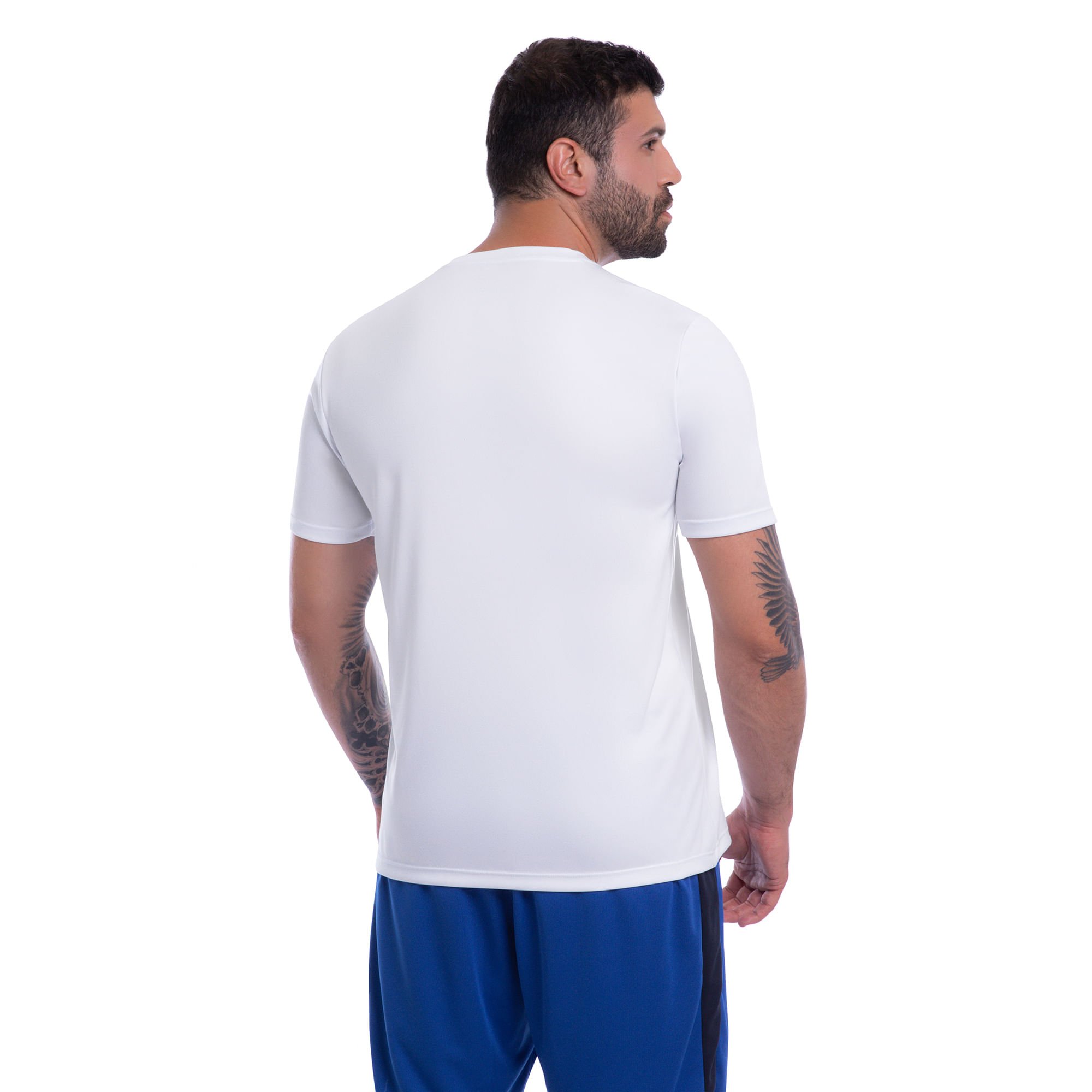 Camiseta de Treino Mizuno Energy Stamp Masculina Branco 5